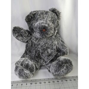 Fairview Black Frosted Bear Plush 18 Inch Stuffed Animal Toy
